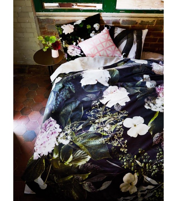 Dogwood Black Duvet Cover Queen Davies Son Dogwood Black Duvet Cover Queen