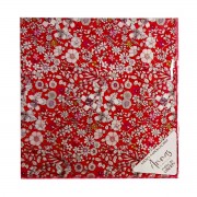 Liberty Tana Lawn Cotton Hanky - June's Meadow Red
