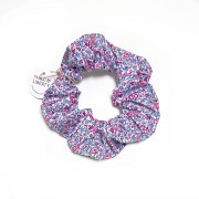 Liberty tana Lawn Cotton Scrunchie - Katie and Millie Pink Multi
