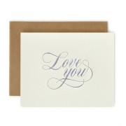 Greeting Card | Love you (Holographic)
