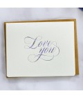 Greeting Card | Love you (Holographic)