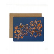 Greeting Card - So Proud Of You