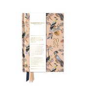 2024 Linen Bound Planner | Day to a Page | Songbirds