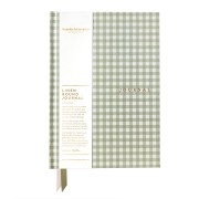 Linen Bound Journal | Teal Sage Check | Lined