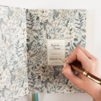 Linen Bound Journal | Ivory Garden | Bullet Journal