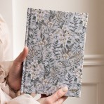 Linen Bound Journal | Ivory Garden | Bullet Journal