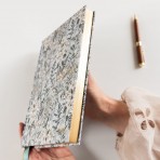 Linen Bound Journal | Ivory Garden | Bullet Journal