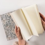 Linen Bound Journal | Ivory Garden | Bullet Journal