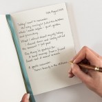 Linen Bound Journal | Ivory Garden | Bullet Journal
