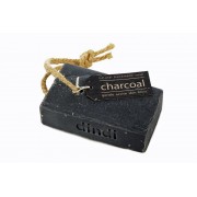 Charcoal Soap On Hemp Rope