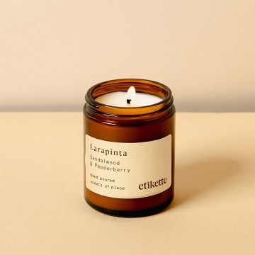 Soy Candle | Larapinta | Sandalwood + Pepperberry | 175ml