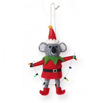 Felt Ornament | Elf Koala