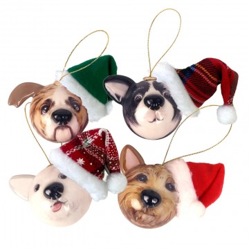 Bauble Set | Party Dogs Bauble Set | Party Dogs