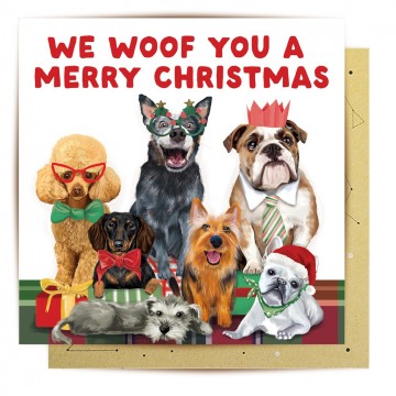 Christmas Greeting Card | Canine Party