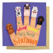 Greeting Card | Dogs Puppets