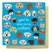 Greeting Card | One In A Million Dogs