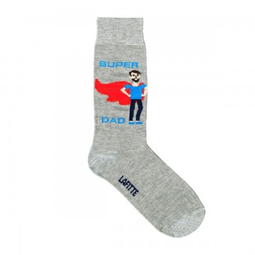 Socks | Super Dad | Grey Marle