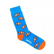 Clown Fish Socks - Aqua