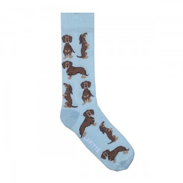 Socks | Dachshund | Sky Blue Socks | Dachshund | Sky Blue