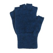 Fingerless Gloves | Cornflower | Possum + Merino