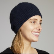 Cowra Slouch Merino Wool Beanie - Military
