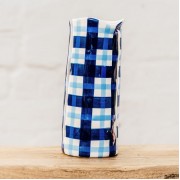 Vase | Navy + Cornflower Blue Gingham | Large