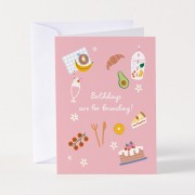 Greeting Card | Birthday's Are For Brunching
