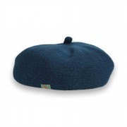 Beret | Marlene | Diesel Blue | Australian Lambswool