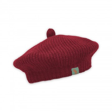 Beret | Whippet | Poppy Red | Australian Lambswool