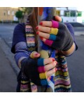 Fingerless Gloves | Fabulous Fagin | Diesel Blue