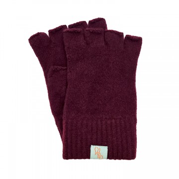 Fingerless Gloves | Fagin | Bordeaux Maroon
