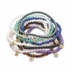 Bracelet | Healing Gem Bracelet | Pearl 'prosperity'