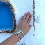 Bracelet | Luna Pearl Bracelet | Turquoise Howlite 'calm'
