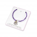 Bracelet | Luna Pearl Bracelet | Amethyst 'protection'