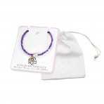 Bracelet | Luna Pearl Bracelet | Amethyst 'protection'