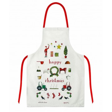 Apron | Red Tractor Designs | Happy Christmas