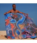 Sand Free Beach Towel | Bunjil Over Wurundjeri | XL