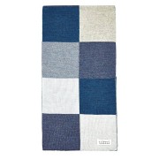 Frankie Cot Blanket Merino Wool - Denim