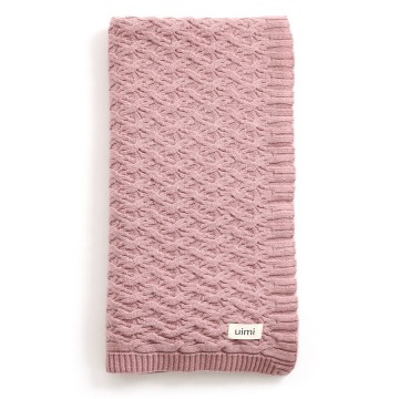 Blanket | Mabel | Rosewood | Merino Wool | Bassinet