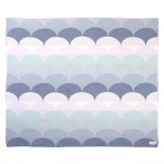 Blanket | Memphis | Indigo | Merino Wool | Bassinet