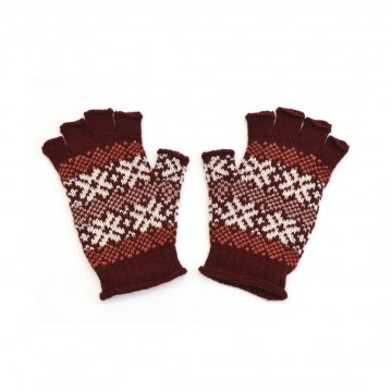 Gloves | Heidi | Merlot | Merino Wool