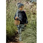 Kids Beanie | Jarrah | Mocha | Merino Wool