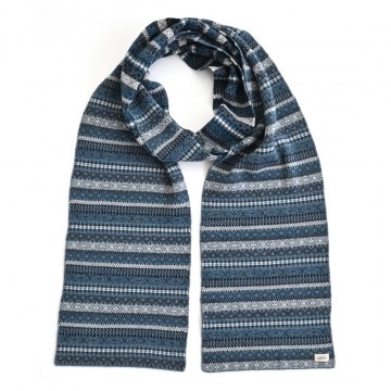 Scarf | Astrid | Chambray | Merino Wool
