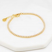 Bracelet | Isla Tennis Bracelet | Gold