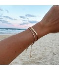 Bracelet | Isla Tennis Bracelet | Gold