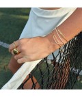 Bracelet | Isla Tennis Bracelet | Gold