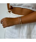 Bracelet | Nikki Tennis Bracelet | Gold