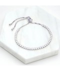 Bracelet | Nikki Tennis Bracelet | Silver Bracelet | Nikki Tennis Bracelet | Silver