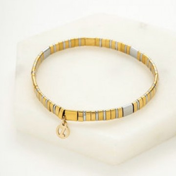 Bracelet | Tile | Silver Gold