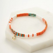 Bracelet | Tile | Coral